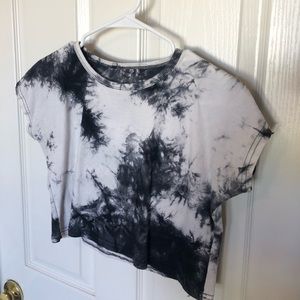 Tie die crop top